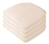USd Leather Dining Chair Cushs NonSlip Rubber Back Seat Pads for Kitchen & Dining Room Set of 4Upholstery