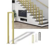 USd Wrought Iron ils for Stair Porch & Deck - Nonslip Safe Railings Floored Support Poles 14ft (d 85cm/2.7ft)