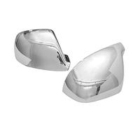 USDGIW For VW For Transporter T5 2010 2011 2012 2013 2014 2015 T5.1 T6 2016-2019 2Pcs Chrome Car Rearview Mirror Cap Cover Trim Car Rearview Mirror Cap