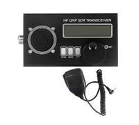 USDX 8Band QRP HF Transceiver CW Shortwave with Integrated Microphone and Rechargeable Lithium Battery for Outdoor and Amateur Radio Use