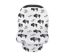 Use Breastfeeding Canopy Muli Baby Cover Privacy Stretchy Car Seat Baby Care Clever Kids Muslin Cloths (C, One Size)