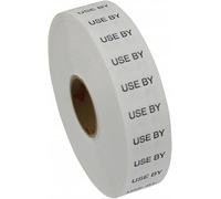 Use by Permanent Pricing Labels Monarch 1131 Price Gun - 1 Sleeves, 8 Rolls Value Pack - 20,000 Pricemarking Labels - with Ink Rolls Included