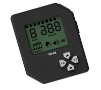 Use Digital Metronome with Nonslip Shell, Black | 10 Hour Battery Life, Rechargeable Design, Ergonomic Controls for Guitar Accessories and Fitness Timing