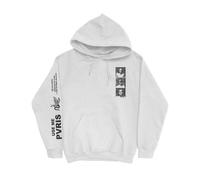 Use Me Copyright Back Print Pullover Hoodie Pvris White M