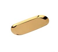 Use Tray Crafted in Stainless Steel for Keeping Vanity Kitchen or Office Items in Place with a Refined Finish (Gold)