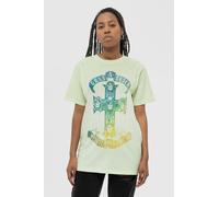 Guns N Roses T Shirt Gradient Use Your Illusion Tour Official Dye Wash Green M