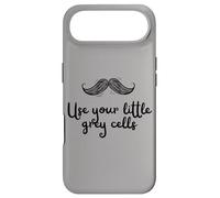 Use Your Little Grey Cells Poirot Quote Mustache Case for iPhone Air