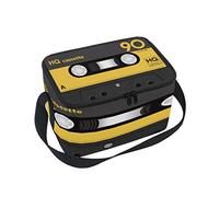 Use7 Cartoon Audio Cassette Tape Music Insulated Lunch Bag Tote Bag Cooler Lunchbox for Picnic School