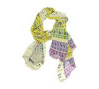 Use7 Fashion Periodic Table of The Elements Chiffon Long Scarf Shawl Wrap