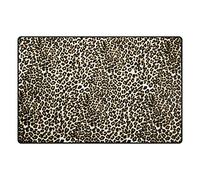 Use7 Leopard Print Animal Skin Area Rug Rug Carpet for Living Room Bedroom 50 x 80 cm(1.7 x 2.6 feet)