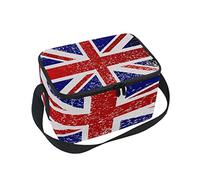 Use7 Old British Flag Union Jack Insulated Lunch Bag Tote Bag Cooler Lunchbox for Picnic School Women Men Kids