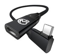 UseBean USB C Extension Cable 0.3m, 240W USB C 3.2 20Gbps Extender, Right Angle USBC Male to USBC Female Cable, 5K/4K@60HZ Type C Video Extension Cord for iPhone 17 16, Pixel 10, PSVR2, MacBook Pro