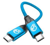 UseBean USB C to USB C Cable 100W 0.2M, Short USB 3.2 Gen 2X2 20Gbps Type-C PD Fast Charging, 4K Video Monitor Cord,for MacBook Air, Pro M1/M2, iPad Pro 12.9/iPad Air/Mini 6 Galaxy S24 S23
