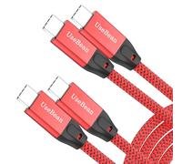 UseBean USB C to USB C Cable 100W 3M(2 Pack), USB C 3.2 Gen 2X2 20Gbps Data Transfer 4K@60Hz Video Display Type-C PD Charger Cord, for iPhone 15 Pro Max, MacBook Pro, iPad Pro, Galaxy S24/S23