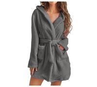 uSecee Luxury Towel Bathrobe Soft 100% Cotton Terry Towelling Highly Absorbent Dressing Gown