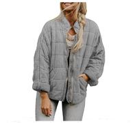 uSecee Women's Trench Coat Double-Breasted Classic Lapel Overcoat Belted Slim Outerwear Coat with Detachable Hood Grey