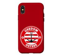 Usedom Baltic Sea Island Holiday Beach Boat Surfing Souvenir Case for iPhone X/XS