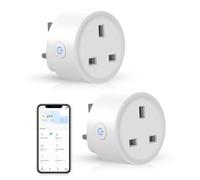 UseeLink Matter Smart Plug,WiFi Outlet Works with Alexa,HomeKit Google,Home,IFTTT,SmartThings,Wireless Smart Socket,Remote Control, Schedule and Timer Function, 2packs