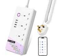 UseeLink Matter Smart Power Strip, Surge Protector, USB Extension Cable for Apple HomeKit, Alexa, Google, SmartThinggss Smart Home Automation, Requires Matter Hub, 13A
