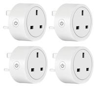 UseeLink Smart Plug WiFi Timer Socket , Voice Control WiFi Plugs Works with Alexa, Google Home and SmartThings, Light Timers For Home Security, App Smart Life/Tuya, Device Sharable,13A 4 pack