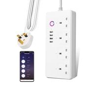 UseeLink Smart Power Strip, Surge Protector, WiFi Power Strip, USB Power Socket Smart Extension Cord Compatible with Alexa and Google, Voice Control, Smart Life APP Control, No hub required