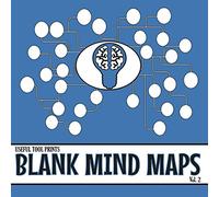 Useful Tool Prints Blank Mind Maps: Mind Map Book 50 Pages 8.5"x8.5" Glossy Cover: Volume 2