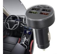 User Friendly 33W PD Car Charger Socket Adapter Featuring Real Battery Monitoring and Fast Charge Capabilities