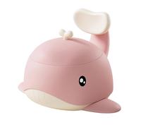 User Friendly Baby Potty Seat Lovely Cartoon Whale Shape Easy Cleaning Portable Toilet Trainer for Kids 12+ Months Baby Potty Training Seat