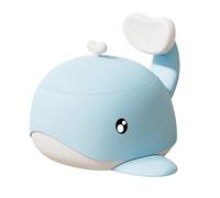 User Friendly Baby Potty Seat Lovely Cartoon Whale Shape Easy Cleaning Portable Toilet Trainer for Kids 12+ Months Baby Potty Training Seat