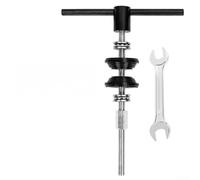 User Friendly Bicycle Headset and Bottom Bracket Press Tool, Lightweight and Easy to Carry for Cyclists (Black)