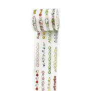 User Friendly Clear Decorative Tape Various Aesthetic Sticker PET Texture for Diaries Planners Kids Art Activity Journaling Sticker