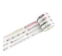 User Friendly Clear Decorative Tape Various Aesthetic Sticker PET Texture for Diaries Planners Kids Art Activity Journaling Sticker