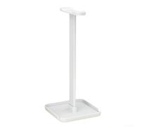 User Friendly Detachable Headphone Stand with Additional Storage Options Keeping Everything Within Reach (White)