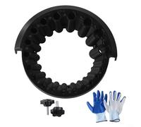 User Friendly Drill Bit Grinding Attachment, Restores Dull Bits Efficiently and Effectively for DIY Projects (black)