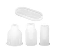 User Friendly Flowers Holder Molds Epoxys Moulds Flower Vase Cast Moulds for Making Beautiful Vase Flower Holder Unique Molds