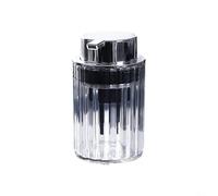 User Friendly Foaming Bottle for Body Wash and Shampoo Transparent, Soft Material for Easy Replenishment and Dispensing (silver)