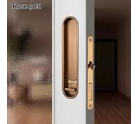 User Friendly Oval Pocket Door Lock for Effortless Locking and Unlocking (Rose Gold)