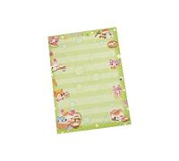 User Friendly Rabbits Bear Design Memos Pad, A | Nonstick Note Paper Texture, Portable Cartoon Memos Paper Sheets, Suitable for Scrapbooking Use