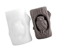 User Friendly Raised Owl Silicone Mold Creative Soap Tool for New Starter Advanced Making Enthusiasts Food Grade Making Mold