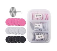 User Friendly Sanding Disc with Shank Catering to Sensitive Skin Users Manicure Pedicure Comfort Long Lasting Use Professional Grip Discs