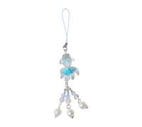User Friendly Shining Fish Pendant Keychain Bag Creative Jewelry Decoration for Mobile Devices, フリーサイズ