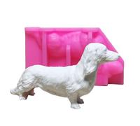 User Friendly Silicone Wiener Dog Mold Creative Dachshund Shaped Silicone Mold for Wax and Ornament Making Creative Handicrafts