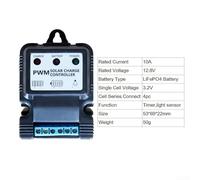 User Friendly Solar Panel Charger Regulator Designed for Efficient Use in Renewable Energy Systems (10A 12.8V)