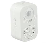 User Friendly Welcome Doorbell with Motion Detection and Personalized Audio Messages (20 voices/recordable)