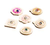 User-friendly Wood Jewelry Design Board Jewelry Organizer for Beads and Craft Projects in Homes or Studio Trays