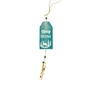 User Friendly Wooden Christmas Ornament Set Classical Snowflake Santa Reindeers Shape Bucolic Christmas Tree Decorations Wooden Tree Ornament