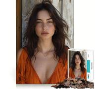 User Woman Timeless Beauty Jigsaw Puzzle 1000 Piece Creative Skill Toy Clean Cut Sturdy Components Travel-friendly Brain Game Gift (50x75cm)