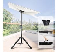 Usesroe Portable Starlink Gen 3 Tripod, Adjustable Folding Metal Starlink Tripod Stand Gen 3, Metal Tripod Mount for Gen3 Standard Dish, Includes Pipe Adapter