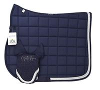 USG Baroness Cotton Saddle Cloth with Glitter Dressage Warm Blood Navy