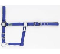 USG Halter with Silver Fittings/ Soft Padded, Ex-FulLarge, Black